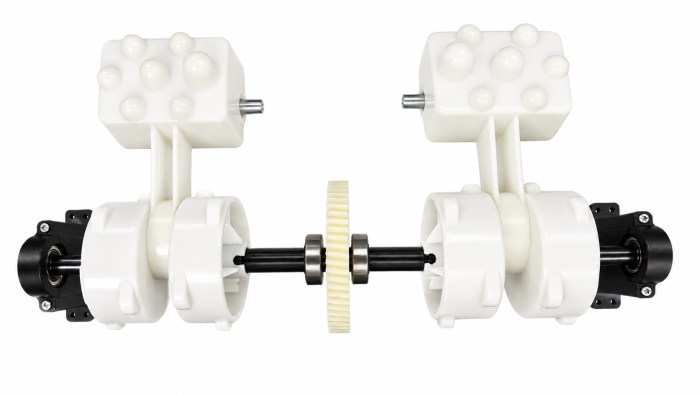 SM-7300 Foot Roller Assembly